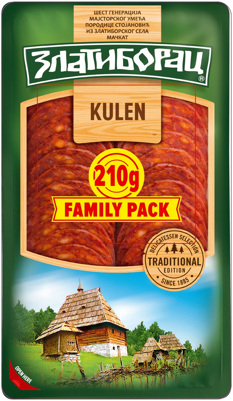 Slika za Kulen slajs family pack Zlatiborac 210g