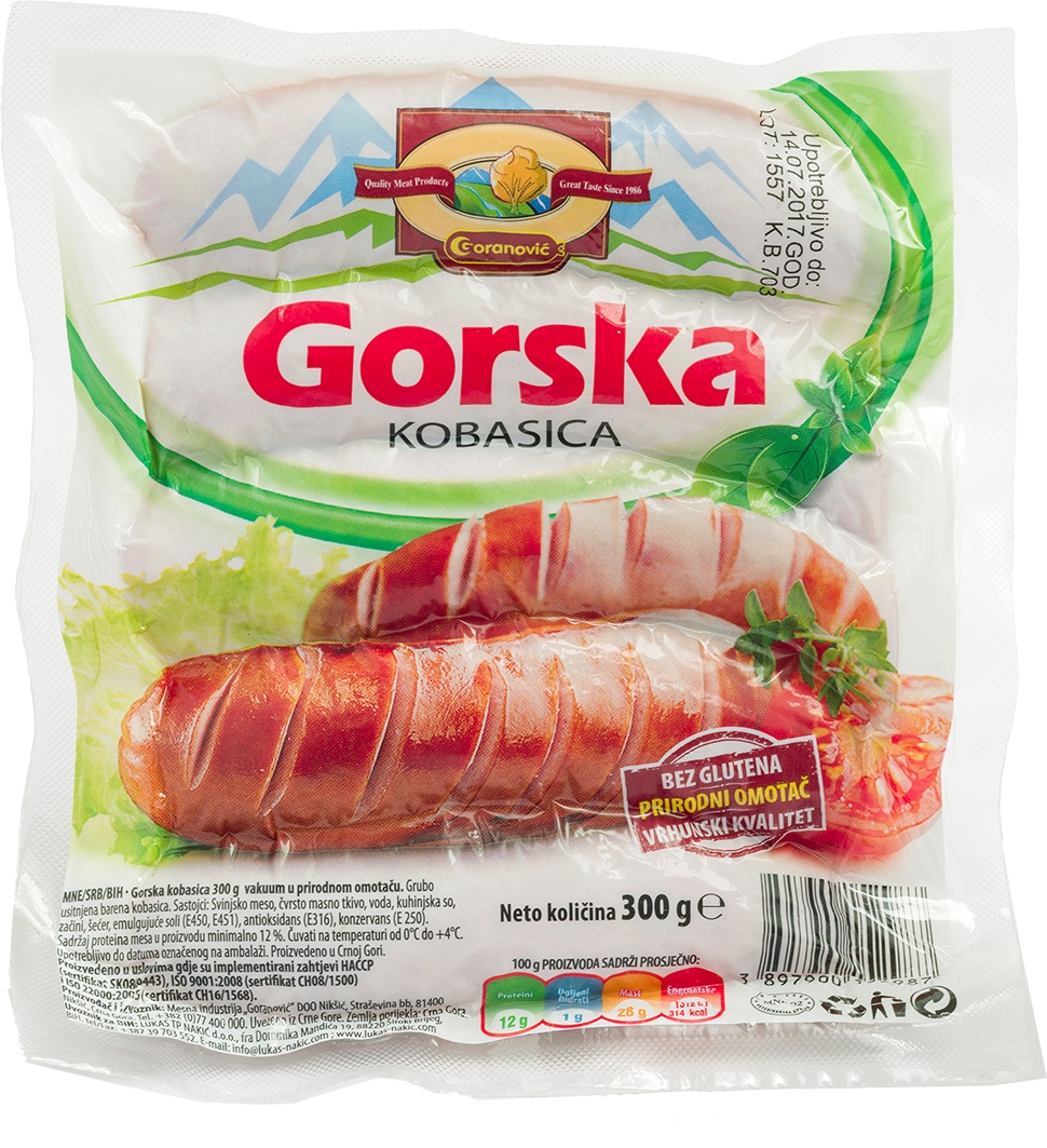 Slika za Gorska kobasica Goranovic vakum 300g