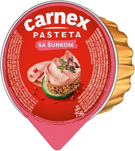 Slika za Pašteta Carnex sa šunkom 75g