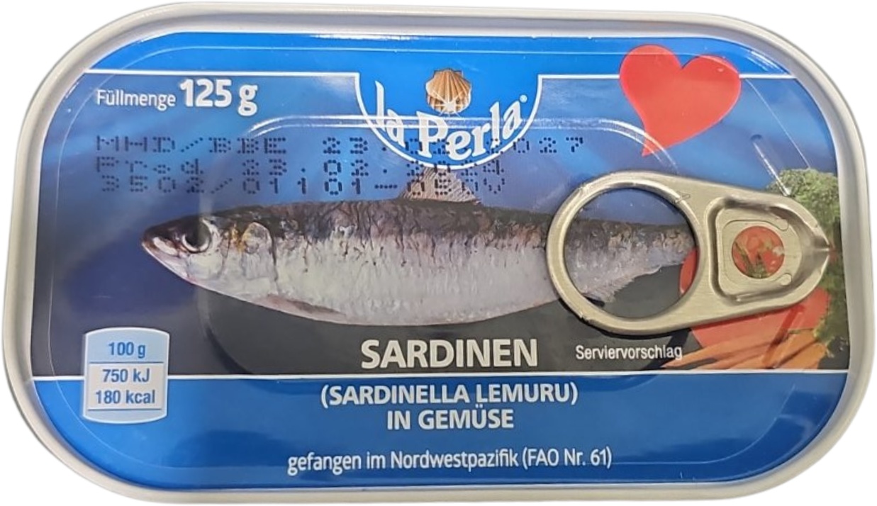 Slika za Sardina sa povrćem La Perla 125g