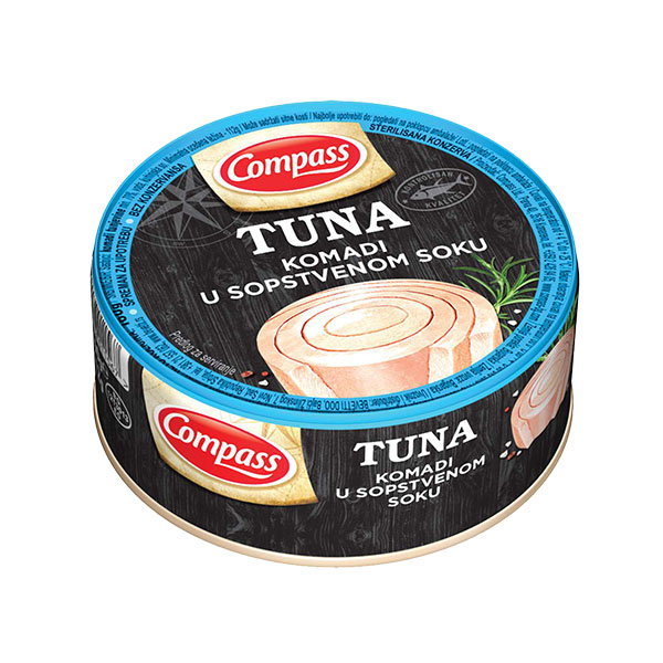 Slika za Tuna komadići u sopstvenom soku Compass 160 g