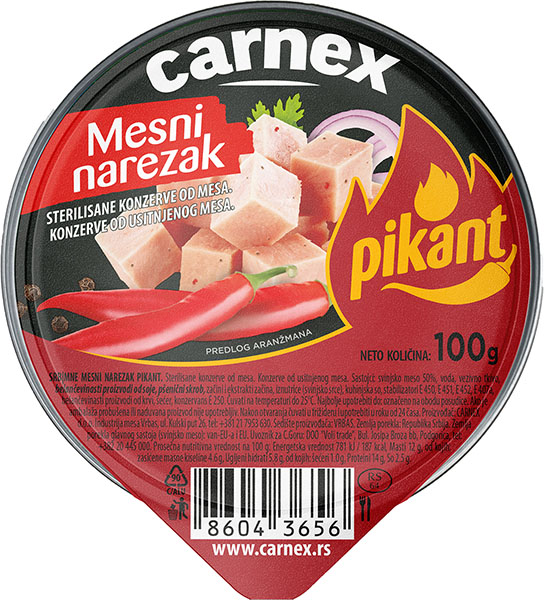 Slika za Narezak mesni Carnex 100g