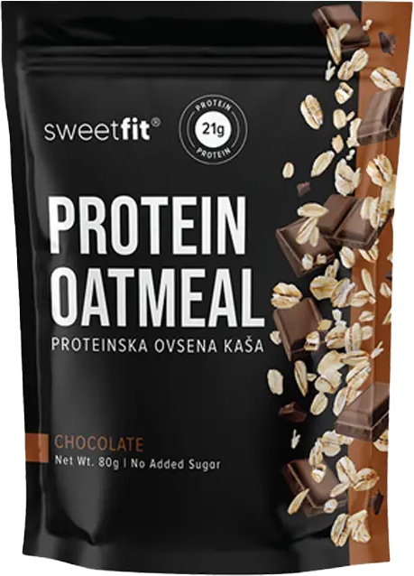 Slika za Kaša proteinska Sweetfit crna čokolada 80g