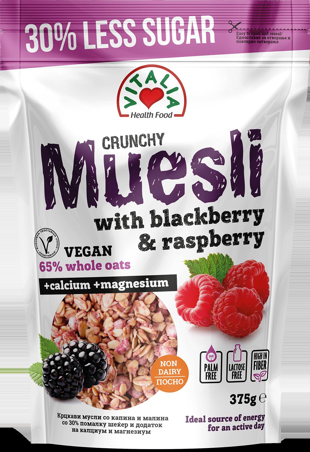 Slika za Musli Crunchy kupina i malina Vitalia  375g