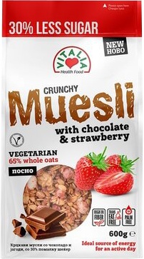 Slika za Musli Vitali Crunchy jagoda i čokolada 600g