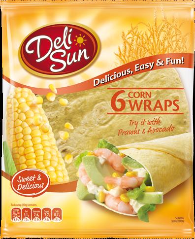 Slika za Tortilla Deli sun corn wraps 6x60g