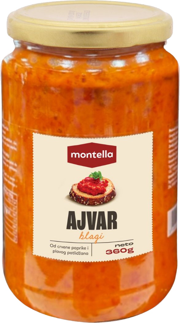 Slika za Ajvar Montella blagi 360g