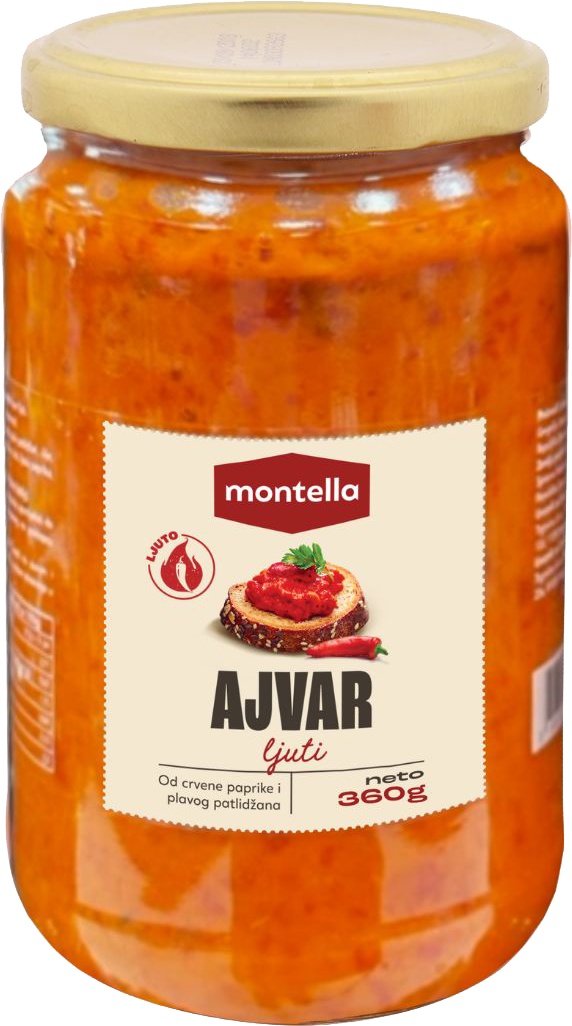 Slika za Ajvar Montella ljuti 360g