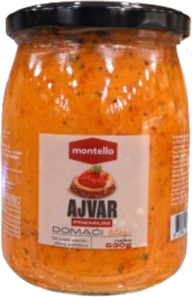 Slika za Ajvar Montella domaći blagi Premium 530g