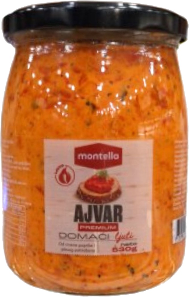 Slika za Ajvar Montella domaći ljuti Premium 530g