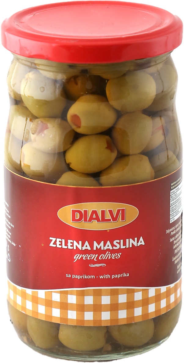 Slika za Masline Di alvi sa paprikom 720g