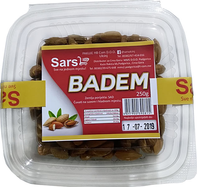 Slika za Badem Sars 250g