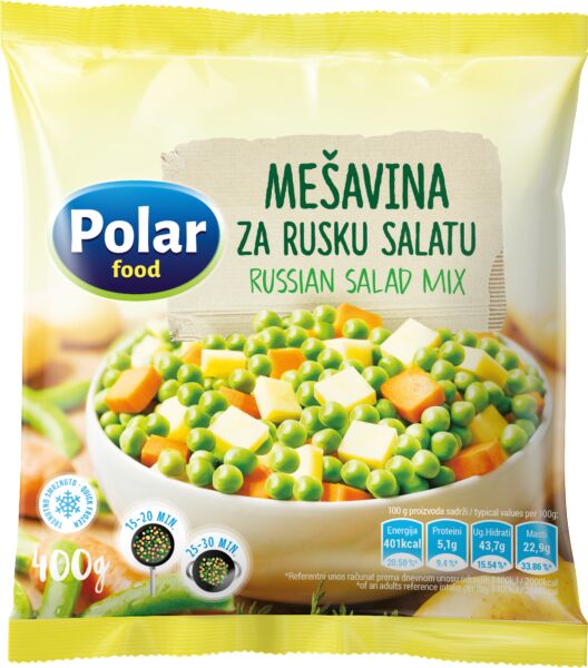 Slika za Mješavina za rusku salatu Polar Food 400g