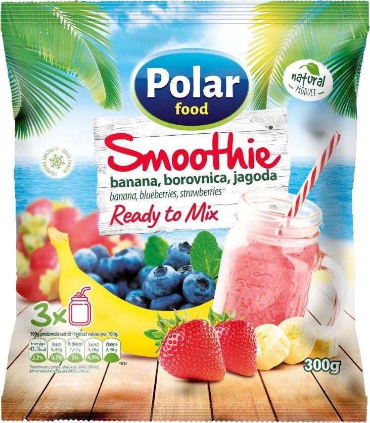 Slika za Smoothie mix red Polar food 300g