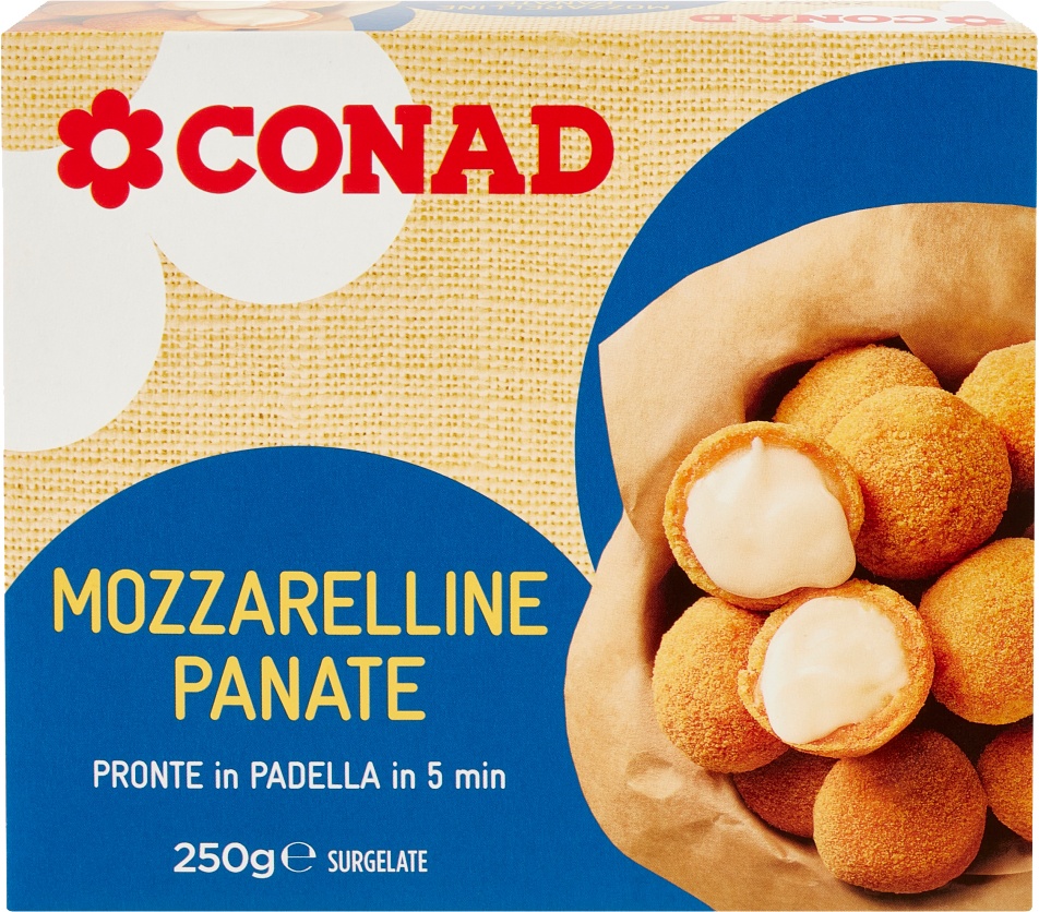 Slika za Pohovana mocarela smrznuta Conad 250g