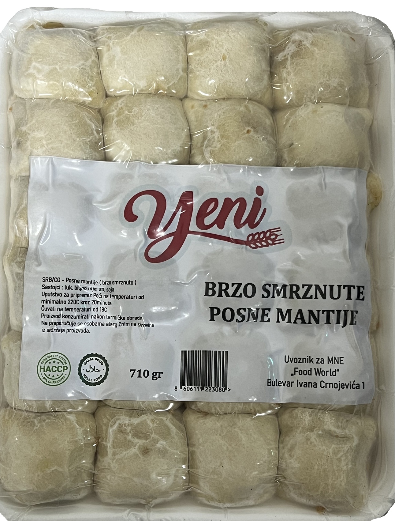 Slika za Mantije posne Yeni 710g