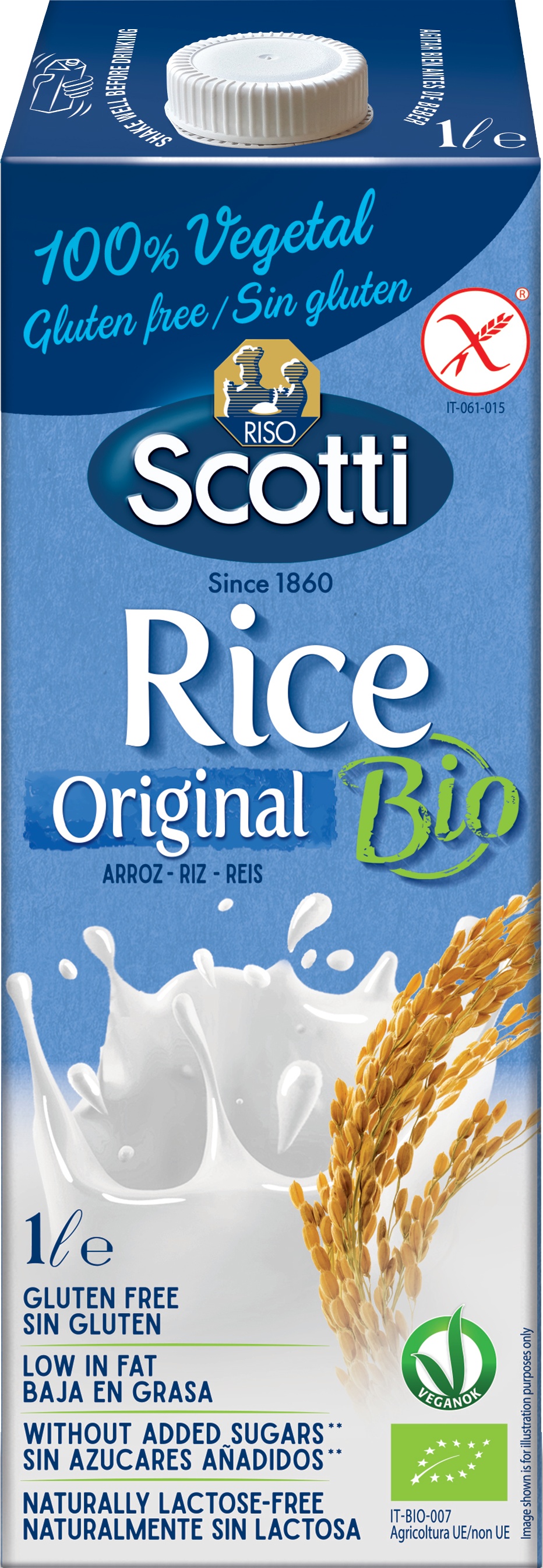 Slika za Biljno Mlijeko Scotti od riže organsko 1l