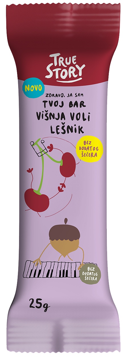 Slika za Bar višnja i lješnik 25g  