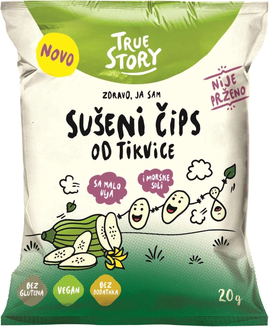 Slika za Sušeni čips od tikvice 20g