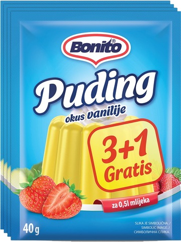 Slika za Puding Bonito vanila 3+1