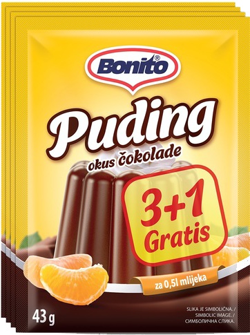 Slika za Puding Bonito čokolada 3+1