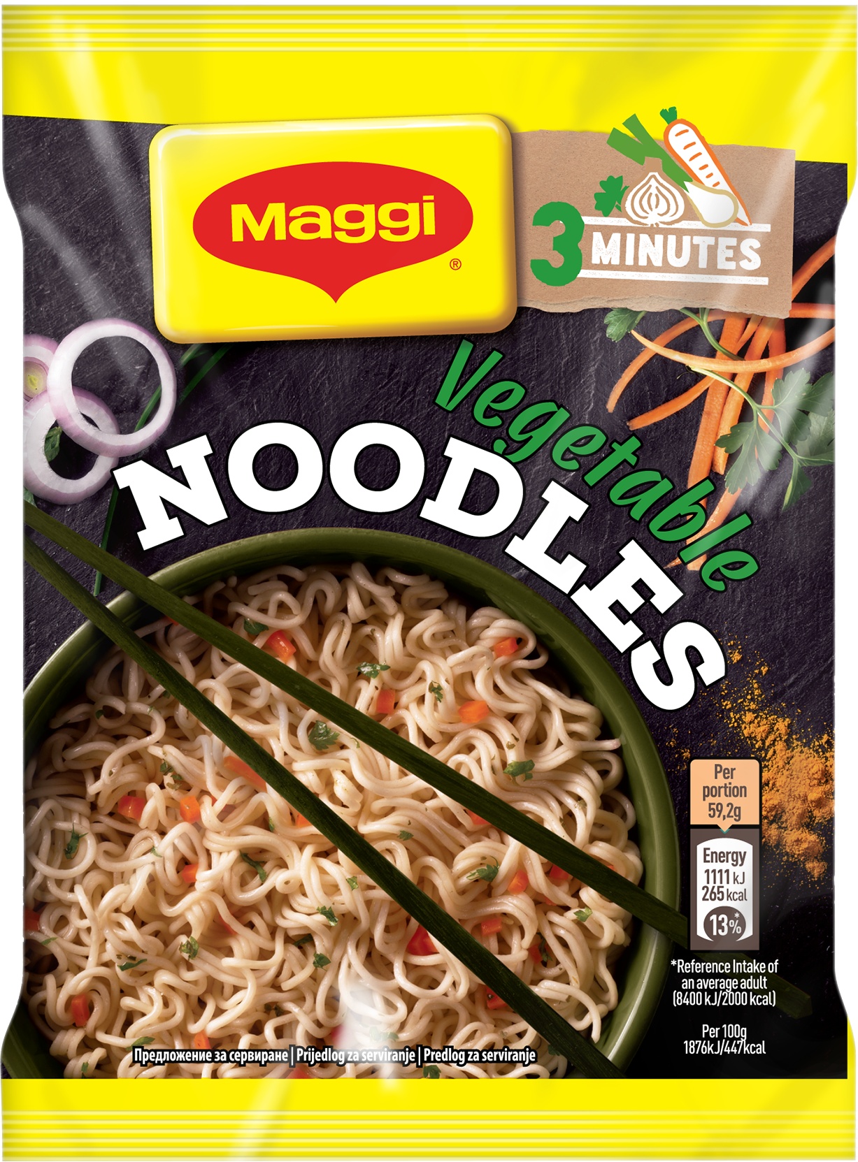 Slika za Nudle instant povrće Maggi 59.2g