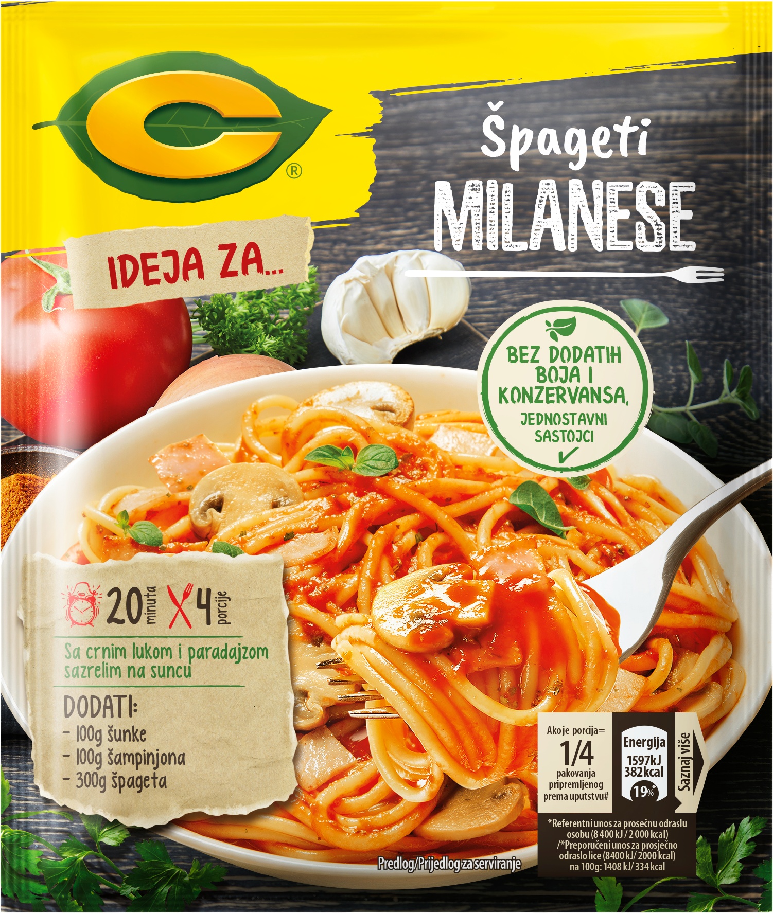 Slika za Sos C Milanese 50g