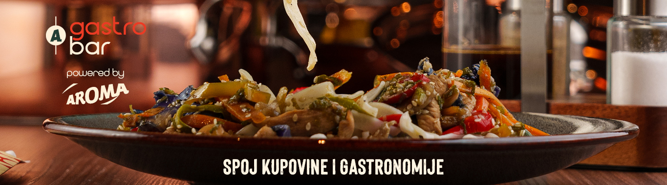 Aroma marketi i A Gastro bar – Kupovina i gastronomski užitak