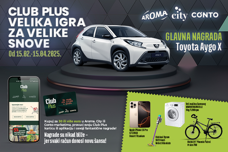 PRAVILA NAGRADNE IGRE „Club Plus velika igra za velike snove“